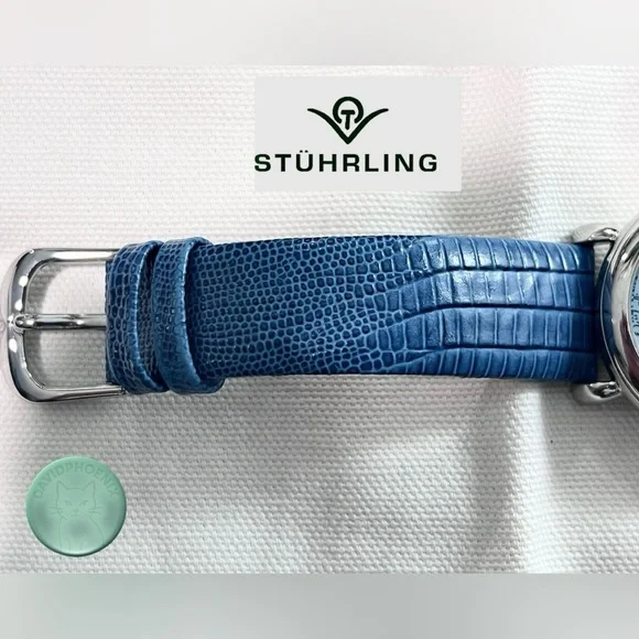 Stuhrling Original Blue and Silver Smartwatch Lady Wall Street 108 Automatic - Picture 4 of 10
